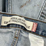 Levis Jeans - 34W 32L Light Wash Cotton