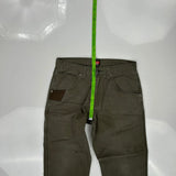 Wrangler Cargo Carpenter Trousers - 32W 30L Green Cotton