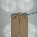 501 Levis Jeans - 32W 34L Beige Cotton
