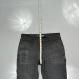 Carhartt Carpenter Trousers - 34W 32L Grey Cotton
