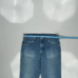 Wrangler Jeans - 33W 36L Blue Cotton