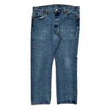501 Levis Jeans - 36W 30L Blue Cotton