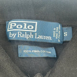 Polo By Ralph Lauren Long Sleeve Polo Shirt - Small Black Cotton