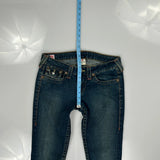 True Religion Skinny Jeans - 30W UK 8 Dark Wash Cotton Blend
