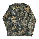 Unbranded Camo Long Sleeve T-Shirt - Medium Camo Cotton