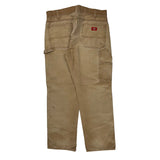 Dickies Carpenter Pants - 36W 31L Beige Cotton