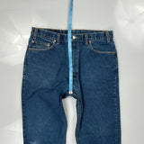 505 Levis Jeans - 36W 34L Blue Cotton