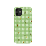 Sage Green Fall Gingham iPhone 12 Mini Case