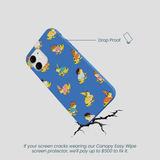 Electric Blue Fancy Frogs iPhone 12 Mini Case