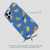 Electric Blue Fancy Frogs iPhone 12 Pro Max Case
