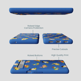 Electric Blue Fancy Frogs Google Pixel 7 Case