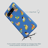 Electric Blue Fancy Frogs Google Pixel 8 Pro Case