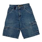 Otb Baggy Denim Shorts - 29W 10L Blue Cotton