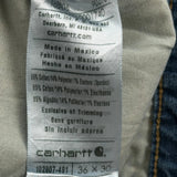 Carhartt Jeans - 36W 30L Blue Cotton Blend
