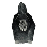 Harley Davidson Graphic Hoodie - Small Gray Cotton
