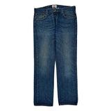 501 Levis Jeans - 36W 30L Blue Cotton