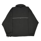Reebok Windbreaker - XL Black Nylon