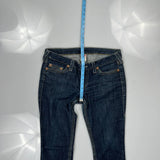 True Religion Skinny Jeans - 32W US 6 Dark Wash Denim