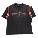 Daytona Beach, Fl Harley Davidson Spellout T-Shirt - XL Black Cotton