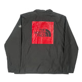 The North Face Windbreaker - 2XL Gray Polyester