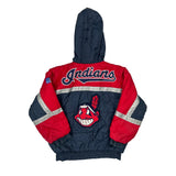 Age 7 Pro Player Indians Jacket - XL Navy Polyester
