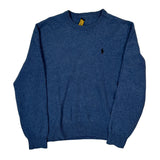 Polo By Ralph Lauren Sweater - Large Blue Wool