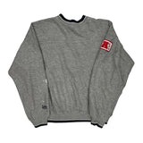 Denver Broncos Lee Sport Football Sweatshirt - Large Grey Polyester Blend