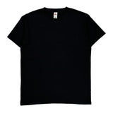 Fruit Of The Loom T-Shirt - Medium Black Cotton