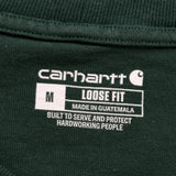 Carhartt Long Sleeve T-Shirt - Medium Green Cotton