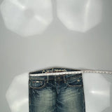 Cult Of Individuality Wide Leg Jeans - 34W 32L Light Wash Cotton