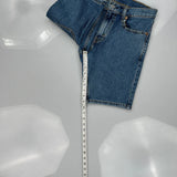Levis Denim Shorts - 30W 9L Blue Cotton