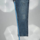 Work Fr Unbranded Carpenter Jeans - 36W 34L Blue Cotton