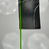 Asos Wide Leg Jeans - 33W 25L Grey Cotton