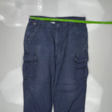 Carhartt Cargo Trousers - 38W 34L Blue Cotton Blend