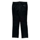 Calvin Klein Jeans Cord Trousers - 33″ Waist Black Cotton