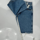 Wrangler Denim Shorts - 32W 10L Blue Cotton