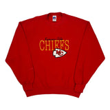Made In USA Russell Athletic Football Sweatshirt - Large Red Cotton