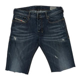 Diesel Denim Shorts - 32W 12L Dark Wash Denim