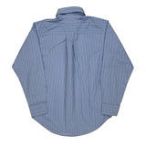 Age 8 Ralph Lauren Striped Shirt - Small Blue Cotton