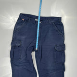 Carhartt Cargo Pants - 37W 34L Blue Cotton