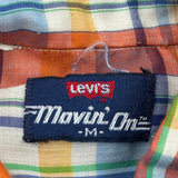 Levis Checked Flannel Shirt - Medium Multicoloured Cotton