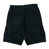 Wrangler Cargo Shorts - 31W 10L Black Cotton