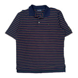 Polo By Ralph Lauren Striped Polo Shirt - Medium Multicoloured Cotton