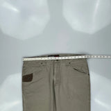 Wrangler Cargo Trousers - 38W 30L Khaki Cotton