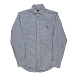 Polo By Ralph Lauren Checked Shirt - Small Blue Cotton