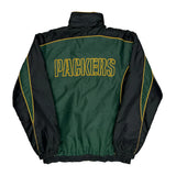 Packers Nfl Football Windbreaker - Medium Black Polyester