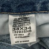 Dickies Jeans - 33W 34L Blue Cotton