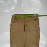 Dickies Carpenter Trousers - 36W 29L Brown Cotton