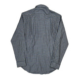 Slim Fit Polo By Ralph Lauren Checked Shirt - Medium Blue Cotton