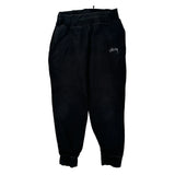 Stussy Joggers - Medium Black Cotton